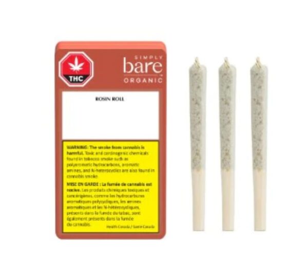 Rosin Infused Pre Rolls Simply Bare X G Sunrise Cannabis