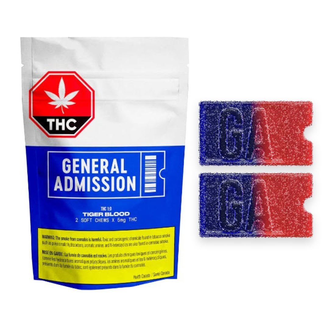 TIGER BLOOD GENERAL ADMISSION Sunrise Cannabis TIGER BLOOD GENERAL ADMISSION Sunrise Cannabis