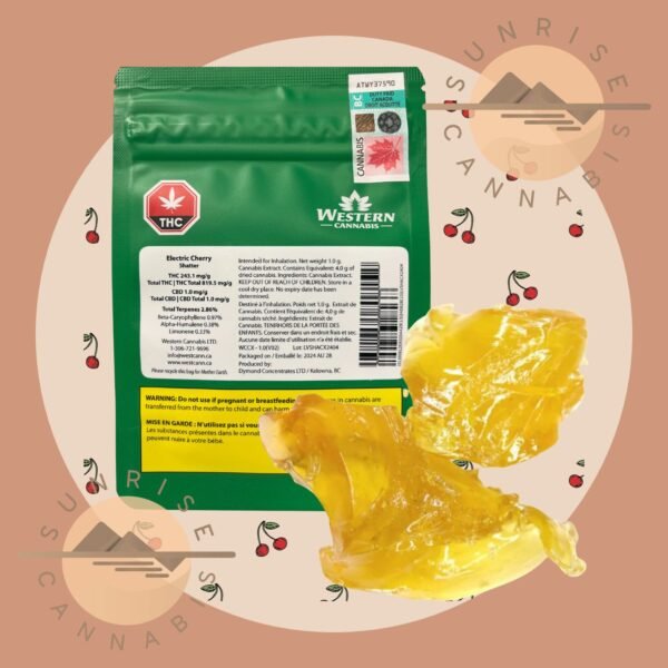 ELECTRIC CHERRY SHATTER - WESTERN CANNABIS - 1G