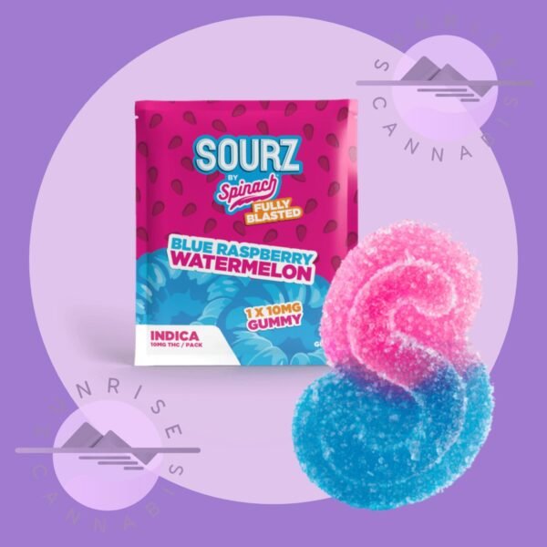 FULLY BLASTED BLUE RASPBERRY WATERMELON SOURZ - SPINACH