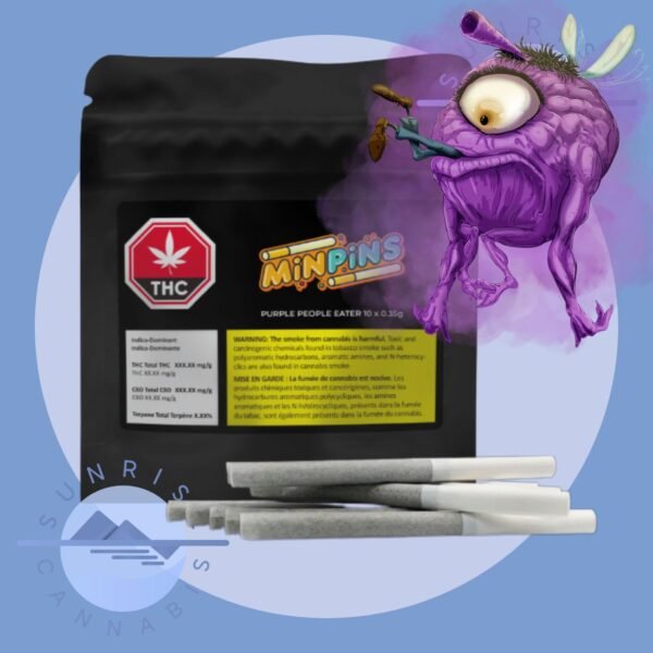 PURPLE PEOPLE EATER - MINPINS - 10X0.35G