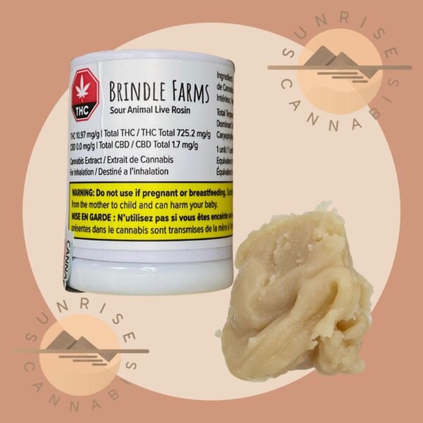 SOUR ANIMAL - LIVE ROSIN - BRINDLE FARMS (DFG) - 1G