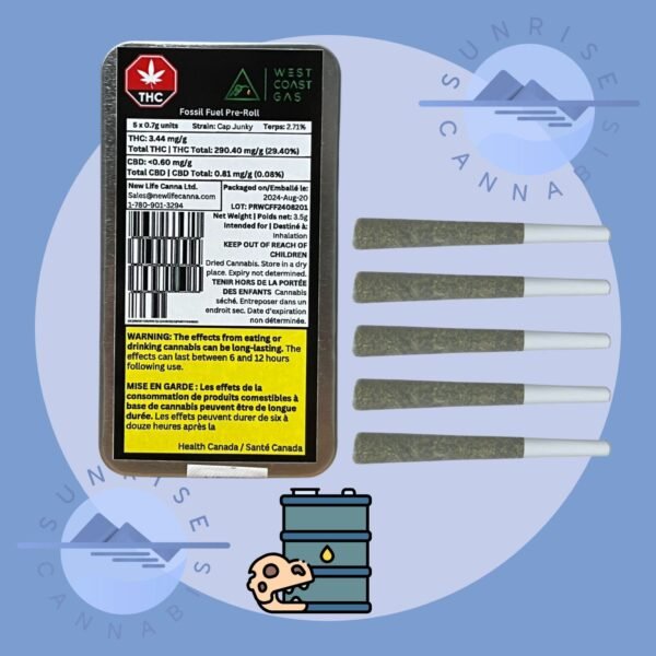 FOSSIL FUEL- CAP JUNKY - WEST COAST GAS - 5X0.7G (DFG)