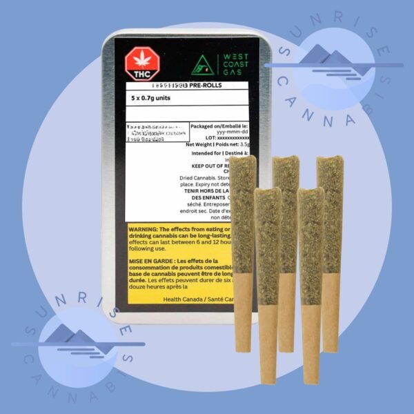 OLD SCHOOL FUEL PRE ROLLS - WEST COAST GAS - 5X0.7G (DFG)