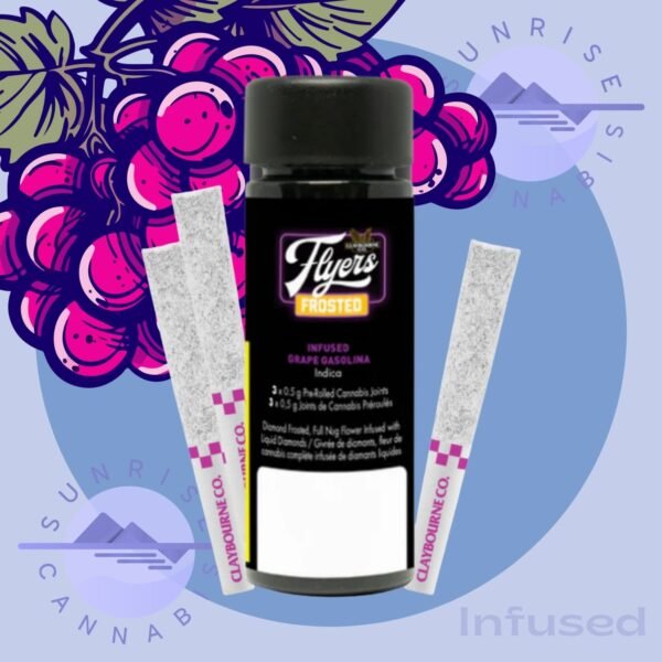 GRAPE GASOLINA  FROSTED FLYERS - CLAYBOURNE - 3X0.5G