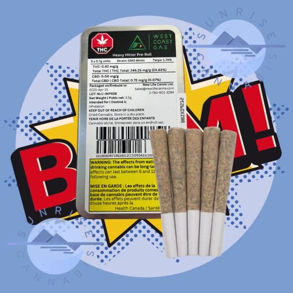 HEAVY HITTER -  - WEST COAST GAS - 5X0.7G (DFG)