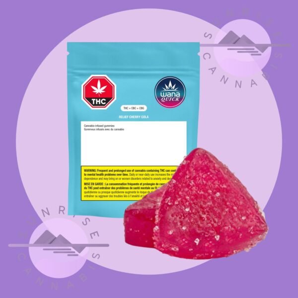 RELIEF CHERRY COLA THC:CBC:CBG CHEWS - WANA QUICK