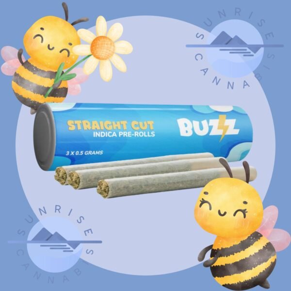 STRAIGHT CUT INDICA - BUZZ - 3X0.5G