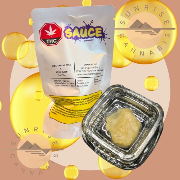 GREASE BUCKET LIVE ROSIN - SAUCE ROSIN LABS  - 1G