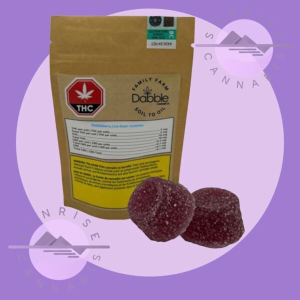 DABBLEBERRY LIVE ROSIN CHEWS - DABBLE - 2X5MG